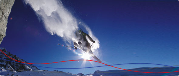 Groupe skieur à SAINT SORLIN D'ARVES